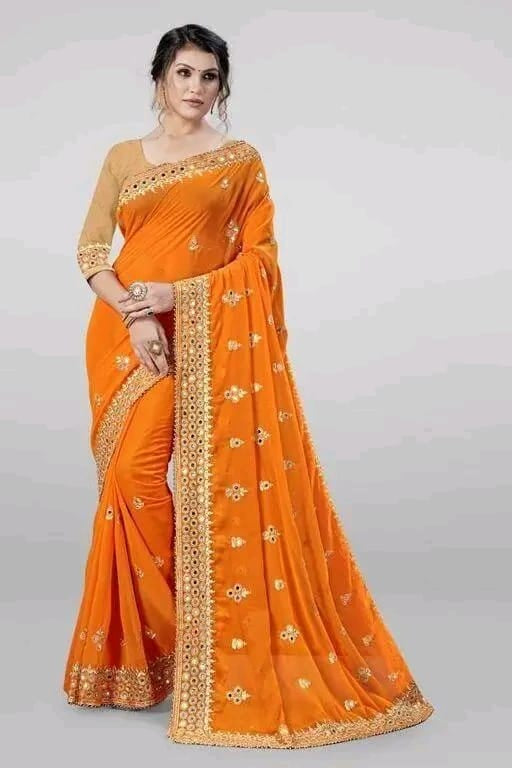 Abhisarika Graceful Designer Saree Full Set – Elegant Silk Saree with Blouse & Petticoat for Women