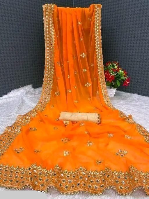 Abhisarika Graceful Designer Saree Full Set – Elegant Silk Saree with Blouse & Petticoat for Women